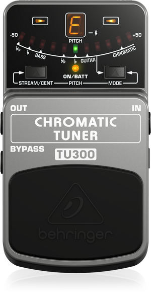 Behringer TU300 Chromatic Guitar Bass Tuner Pedal